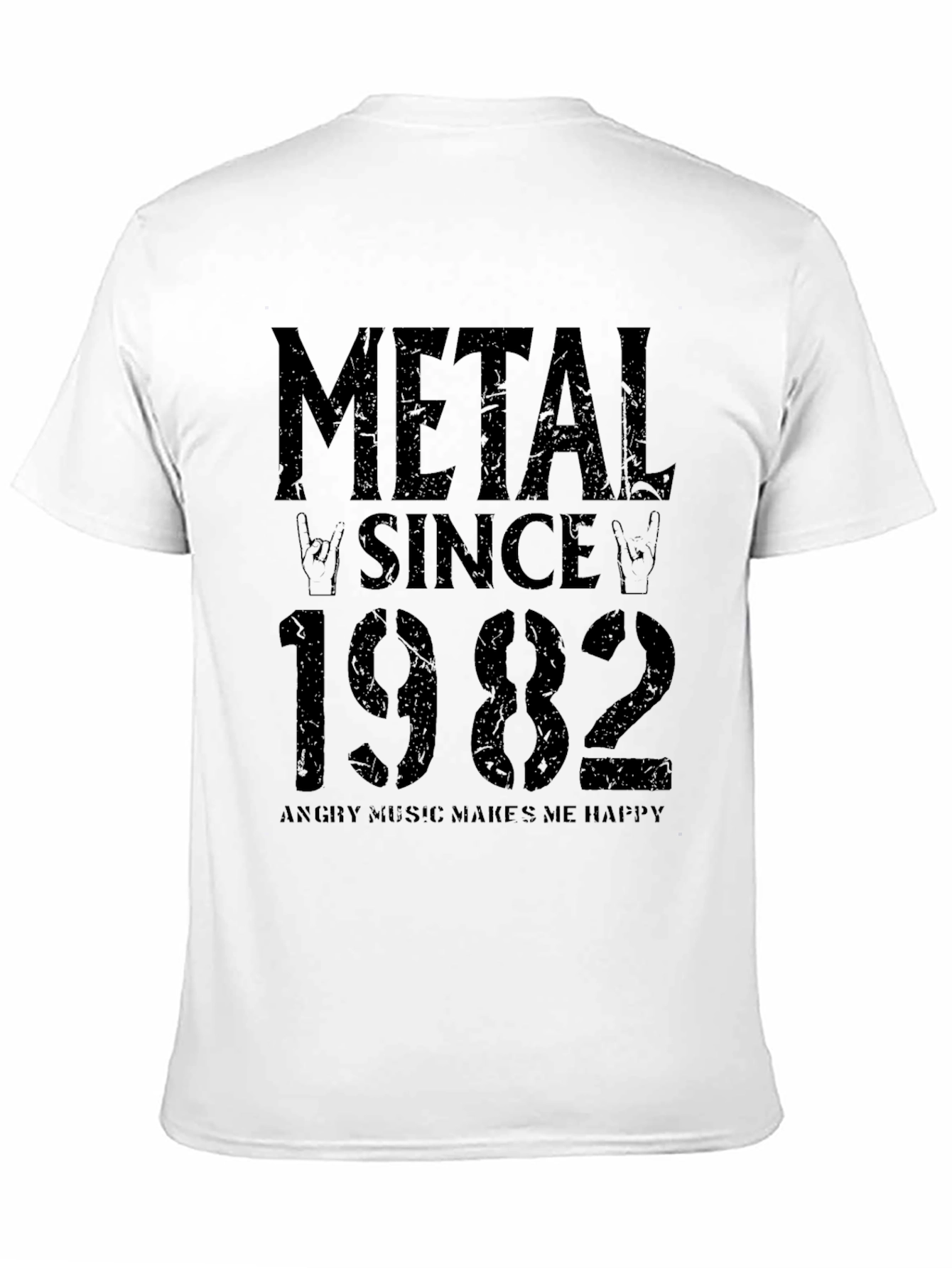 Metal Since 1982 Graphic Tee - Rock Music T-Shirt