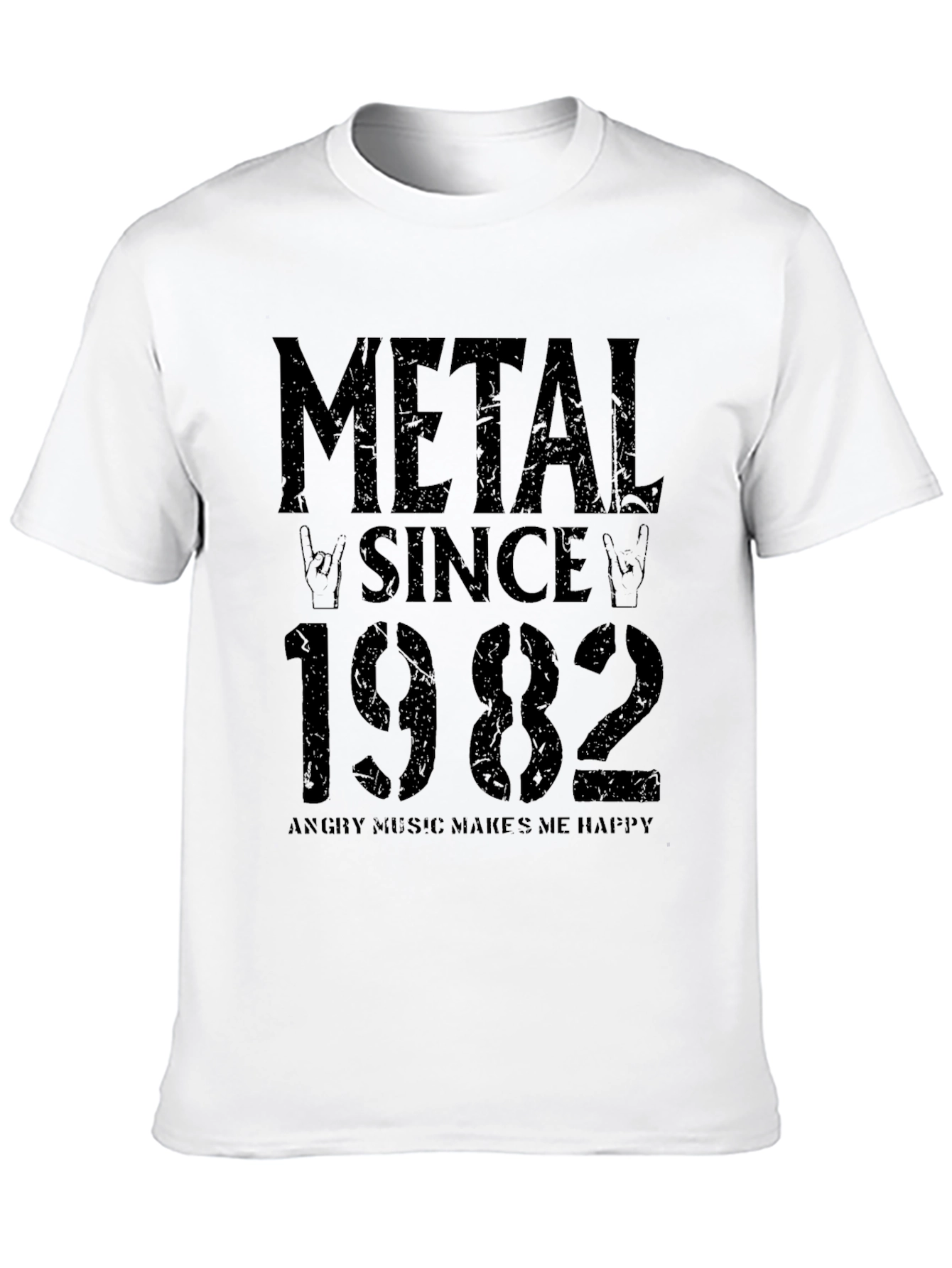 Metal Since 1982 Graphic Tee - Rock Music T-Shirt