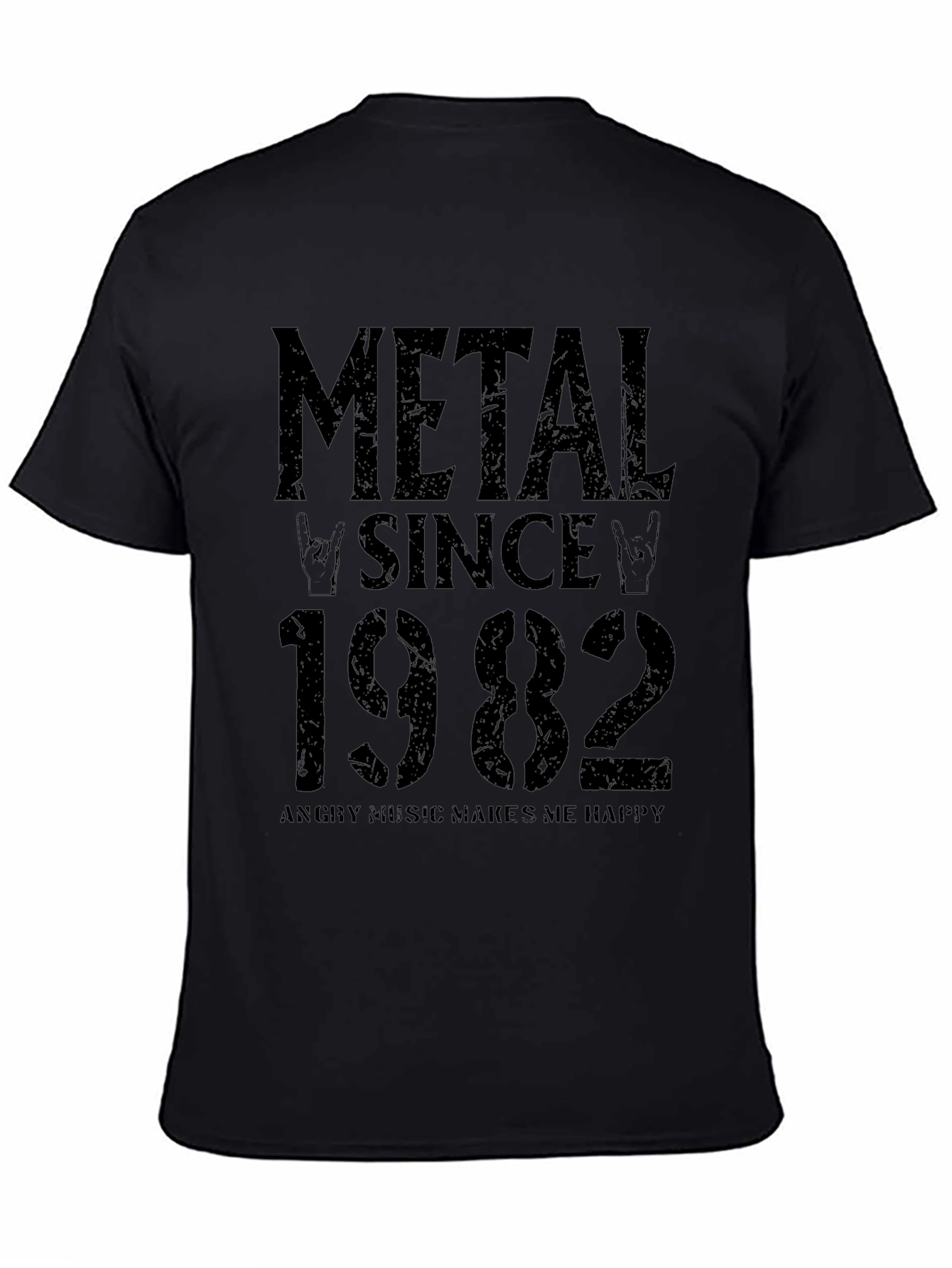 Metal Since 1982 Graphic Tee - Rock Music T-Shirt