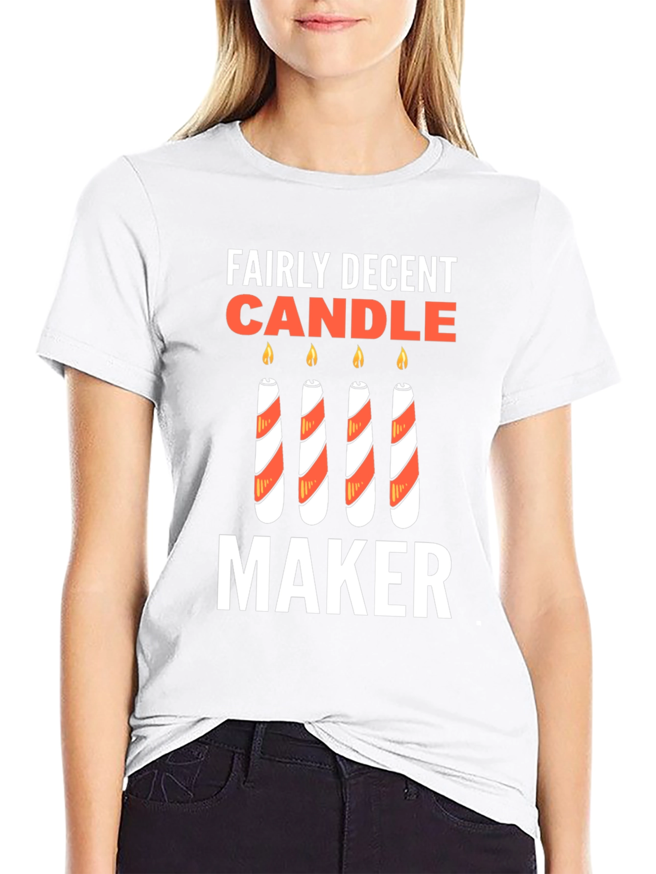 Funny Fairly Decent Candle Maker Graphic Tee