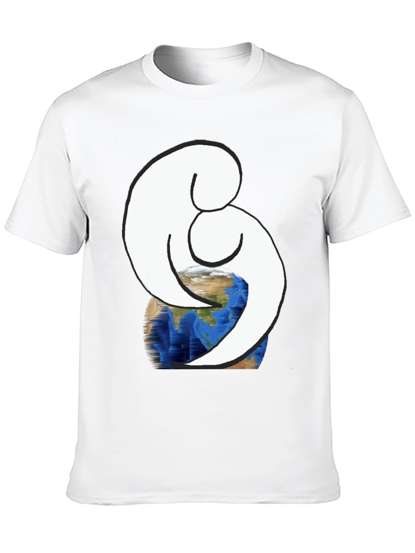 Embrace Earth Black Graphic Tee
