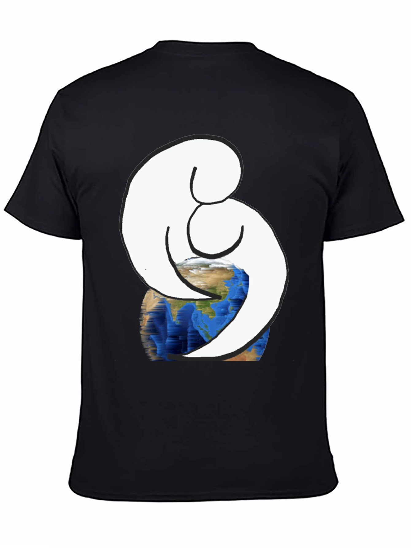 Embrace Earth Black Graphic Tee