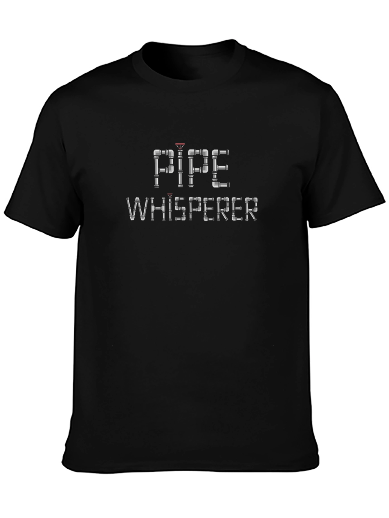 Pipe Whisperer Graphic T-Shirt - Plumbing Humor Tee