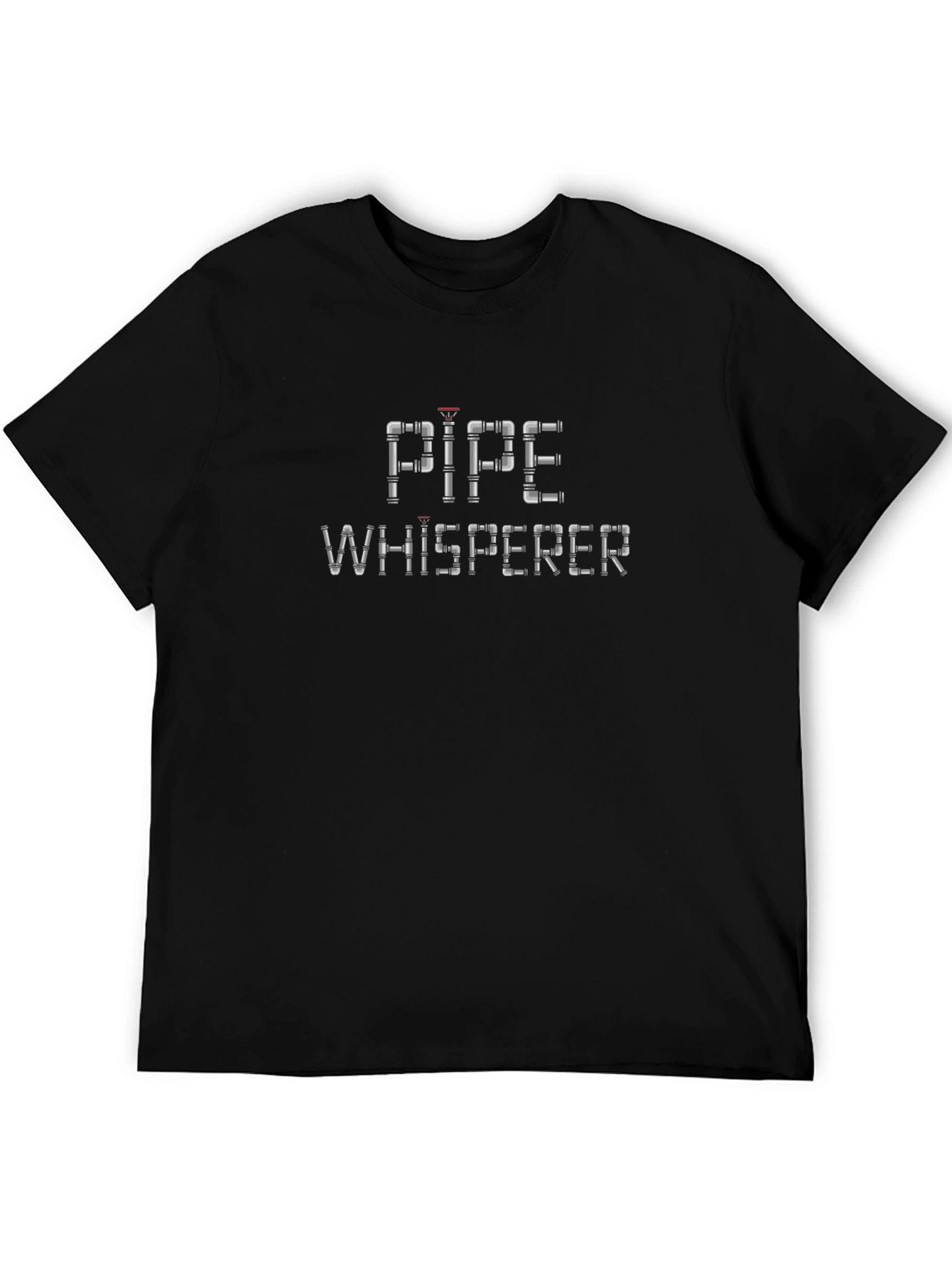 Pipe Whisperer Graphic T-Shirt - Plumbing Humor Tee