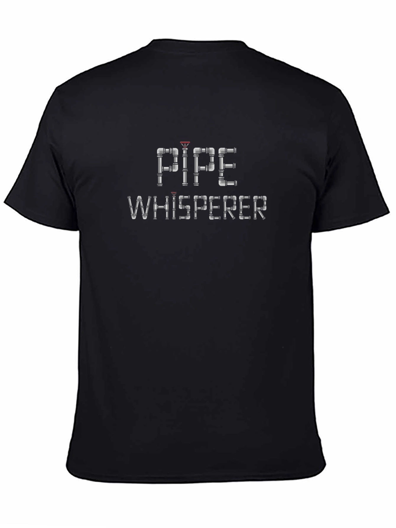 Pipe Whisperer Graphic T-Shirt - Plumbing Humor Tee