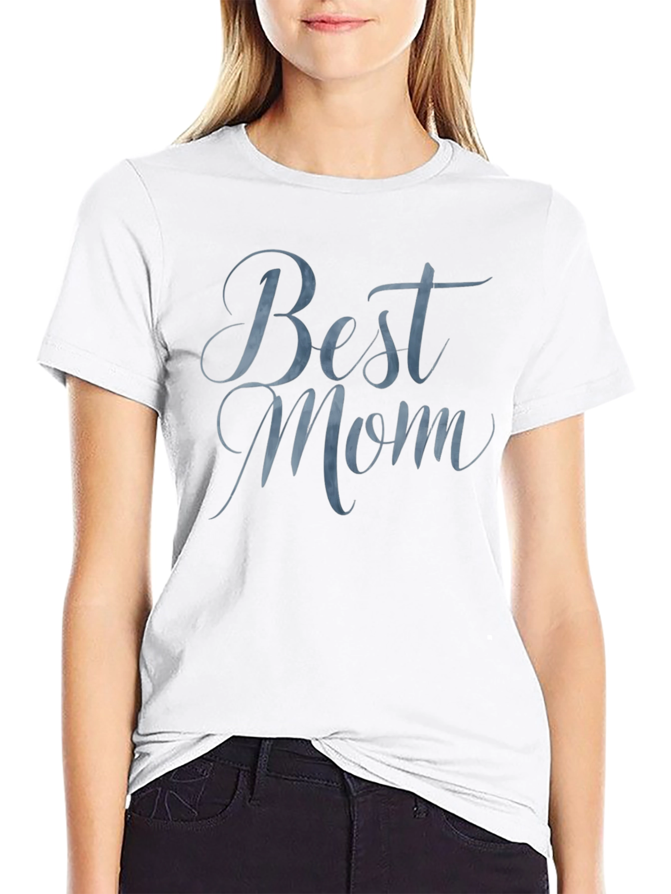 Best Mom Black Graphic Tee