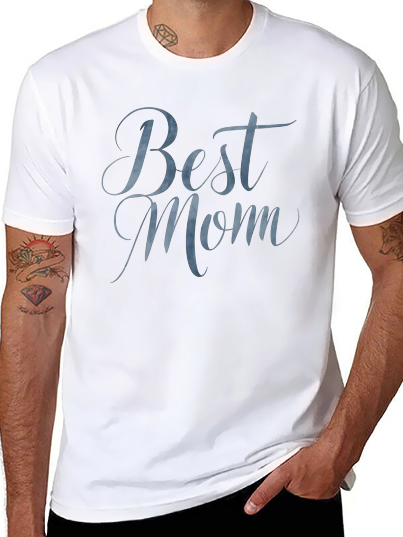 Best Mom Black Graphic Tee