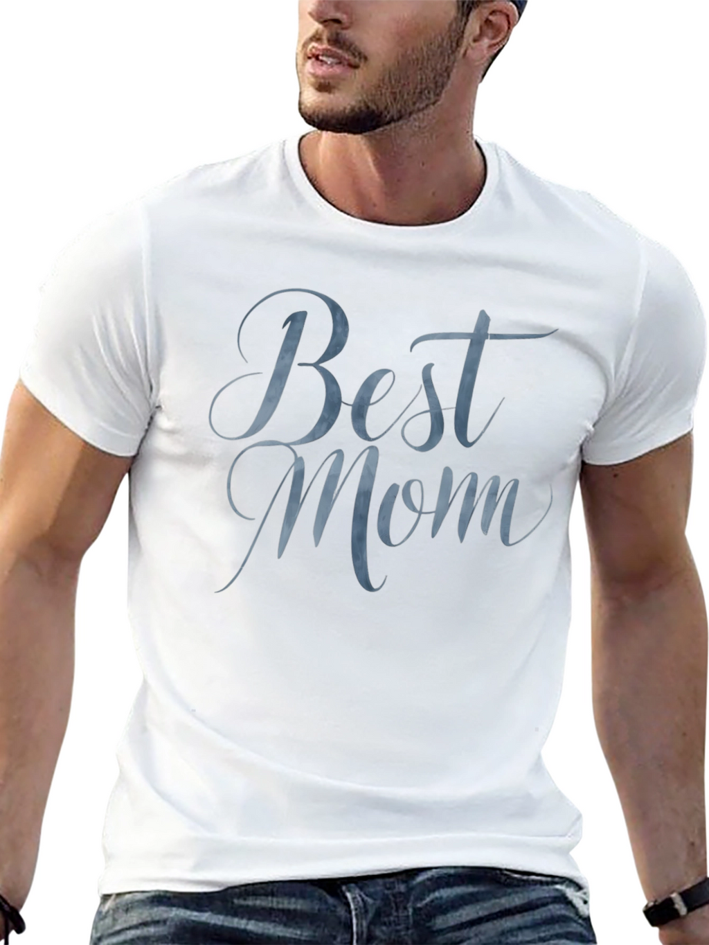 Best Mom Black Graphic Tee