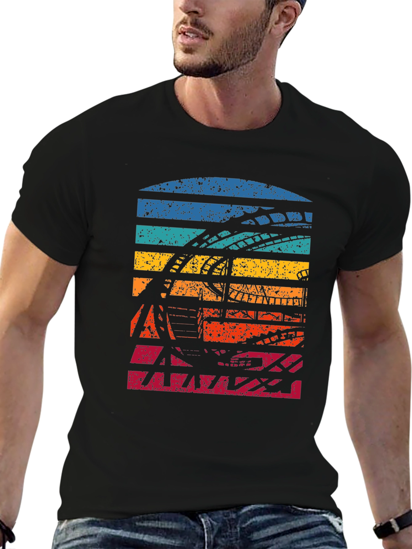 Retro Roller Coaster T-Shirt