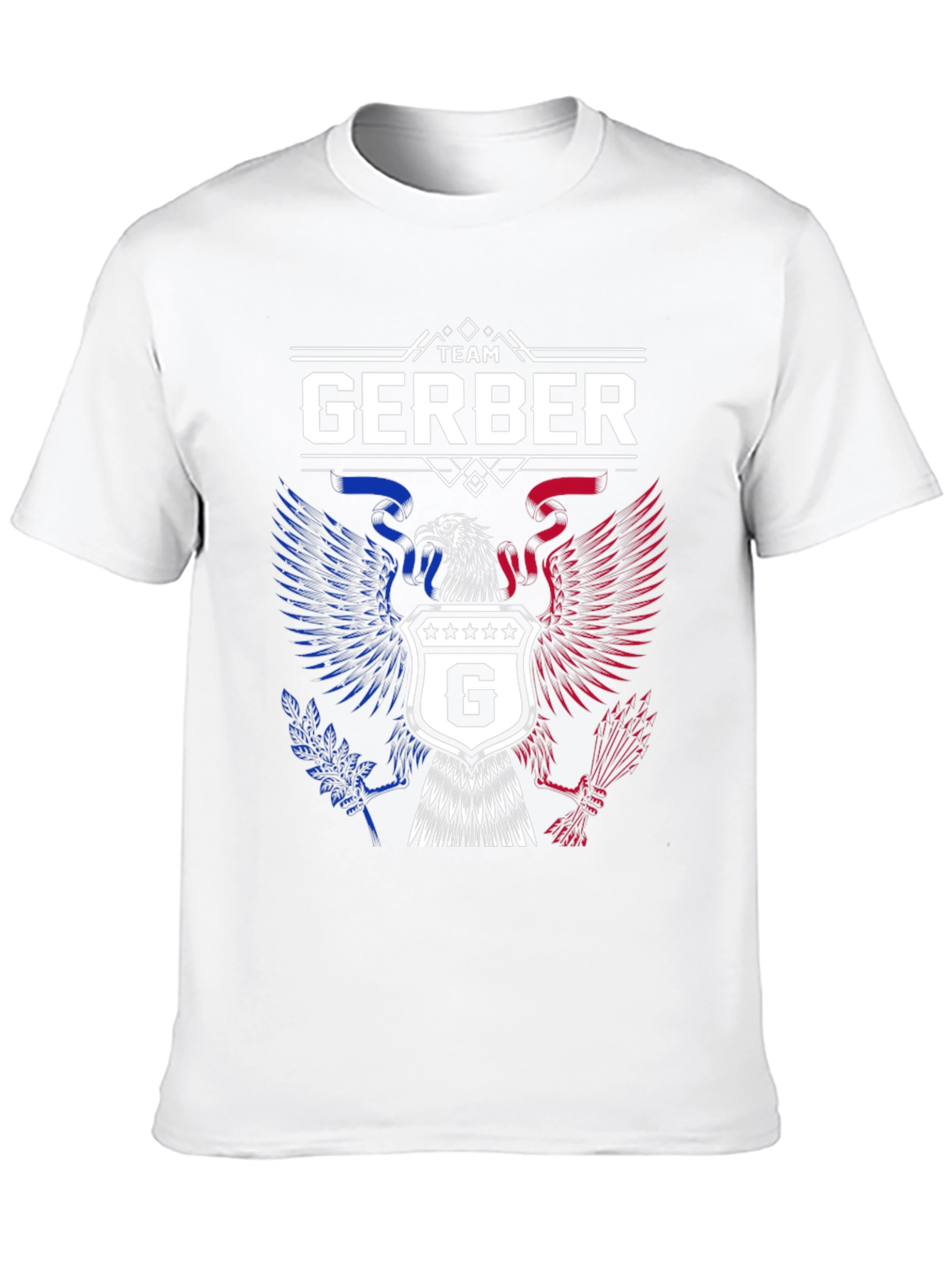Team Gerber Eagle Patriotic Graphic T-Shirt