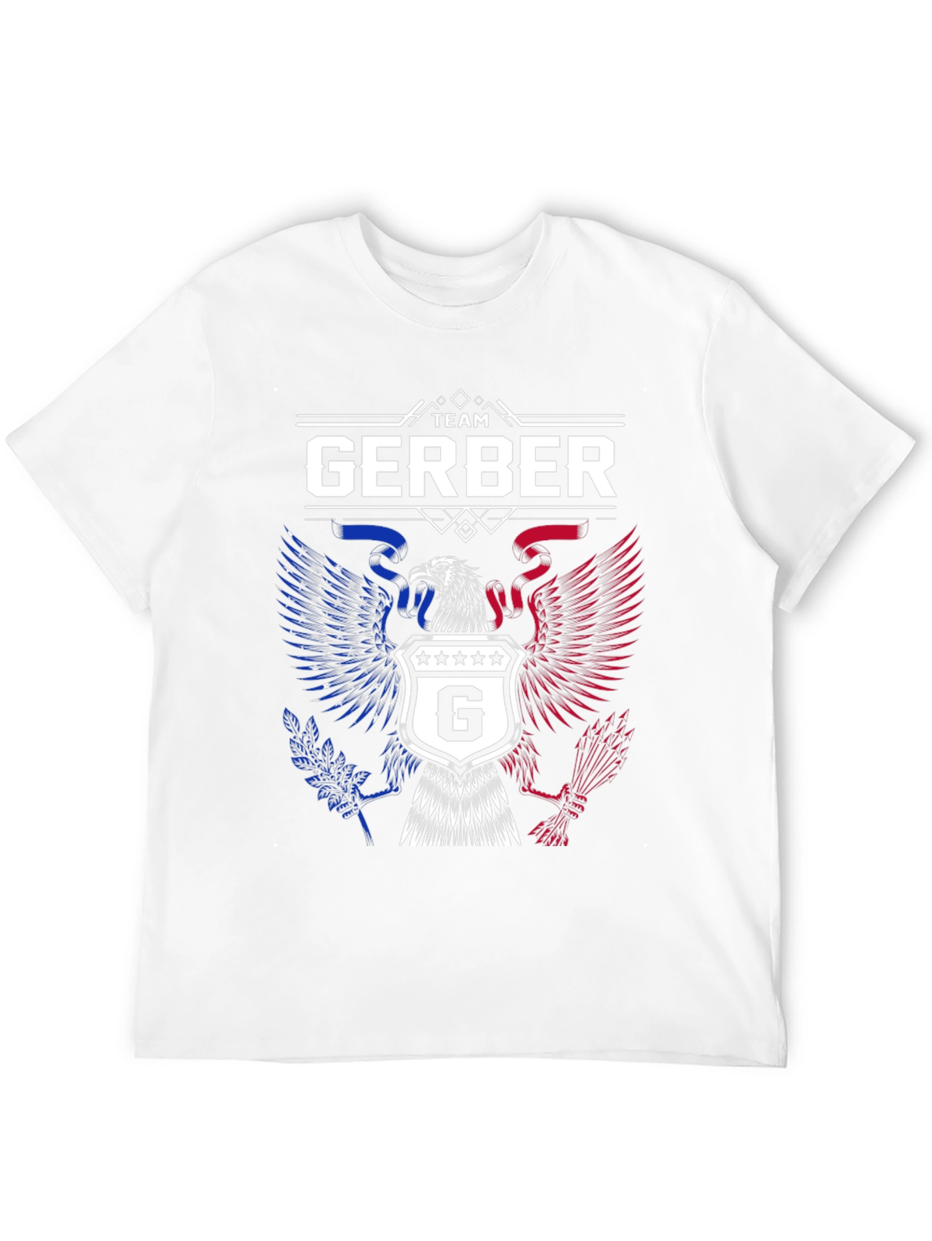 Team Gerber Eagle Patriotic Graphic T-Shirt
