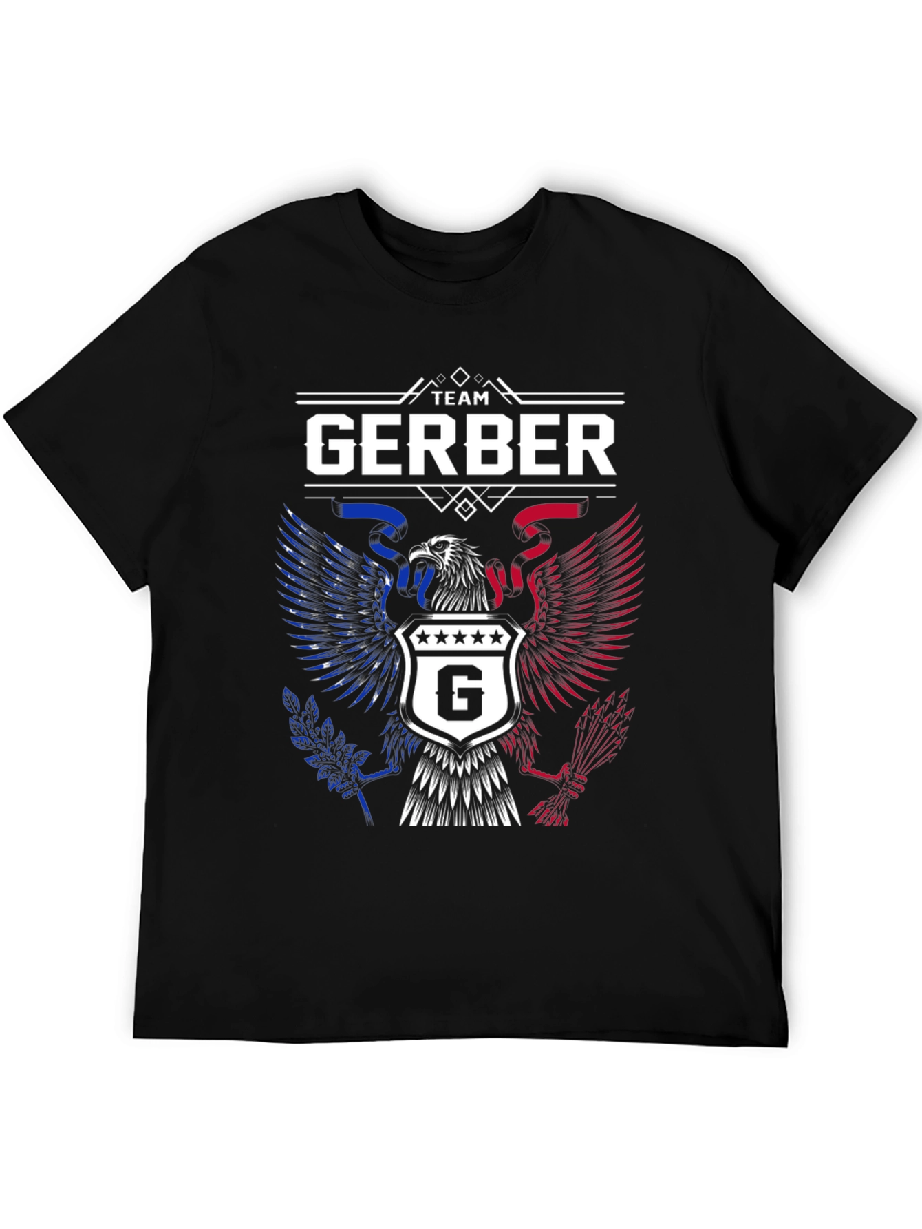 Team Gerber Eagle Patriotic Graphic T-Shirt
