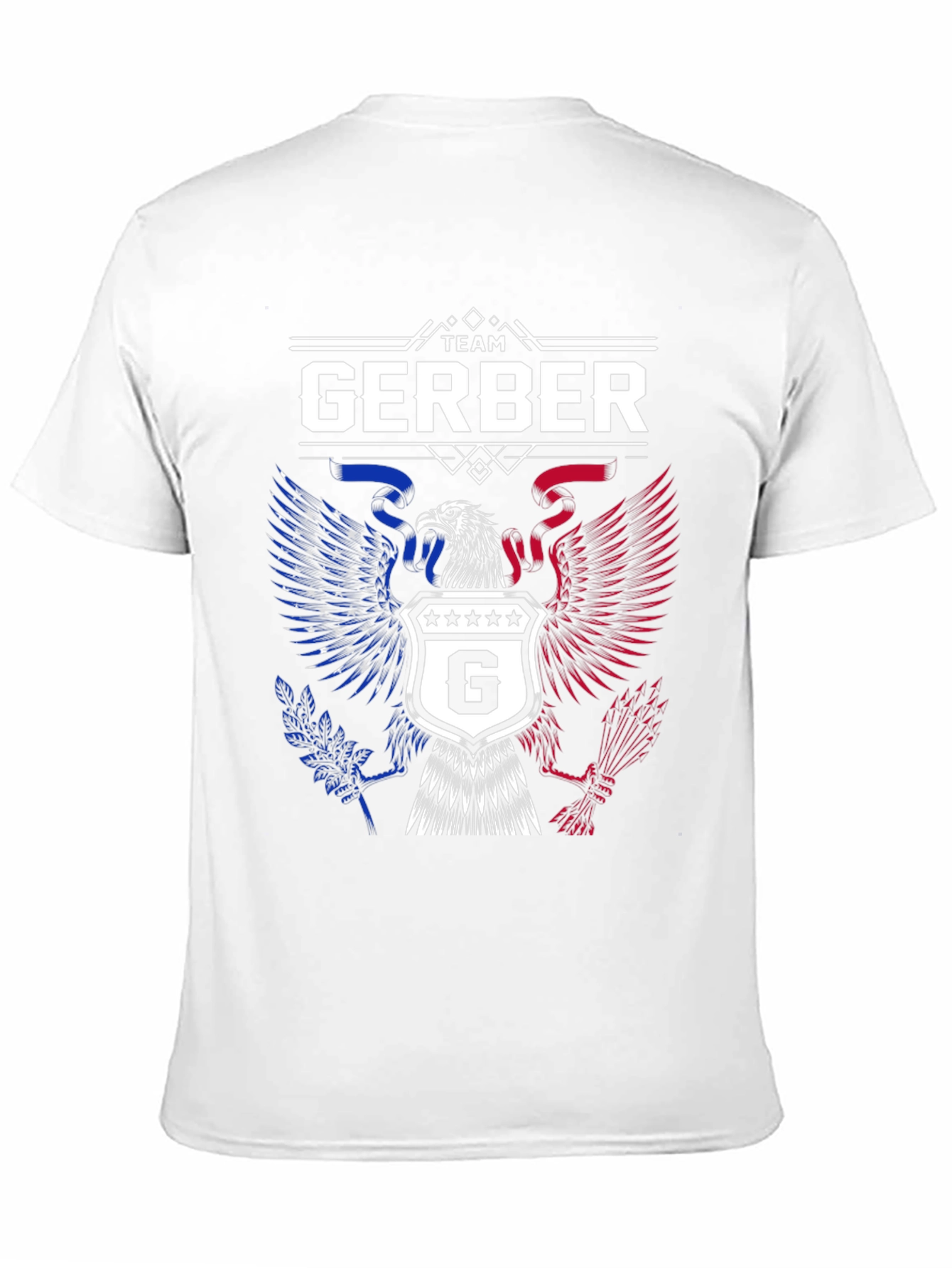 Team Gerber Eagle Patriotic Graphic T-Shirt