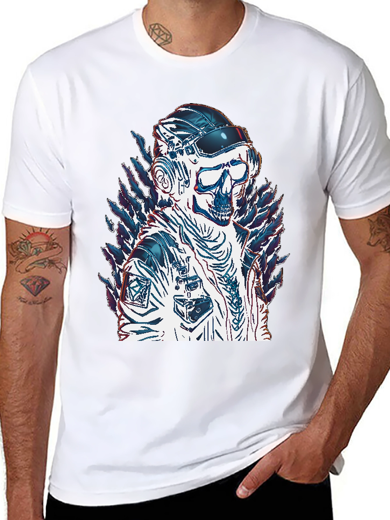 Cyberpunk Skull T-Shirt