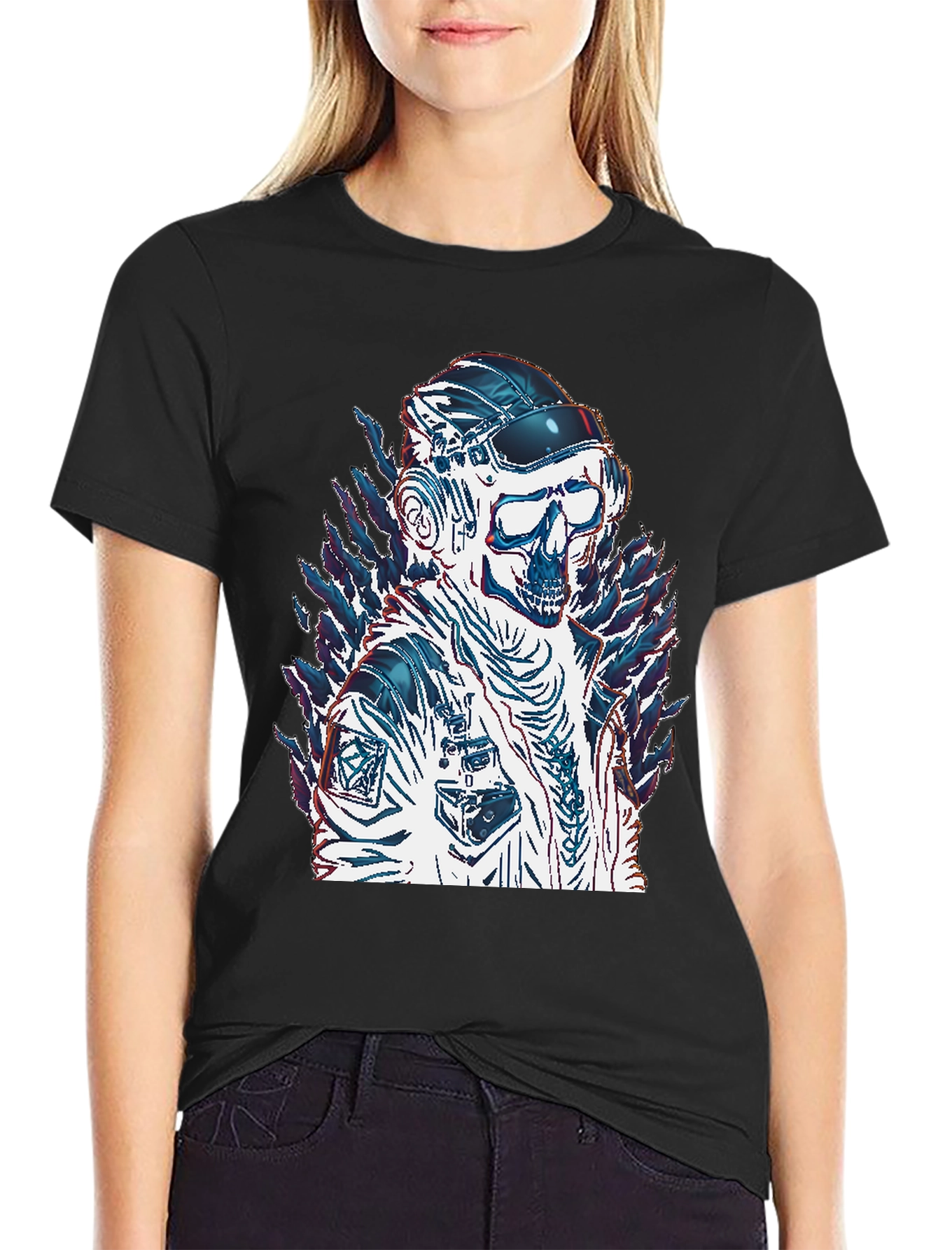 Cyberpunk Skull T-Shirt