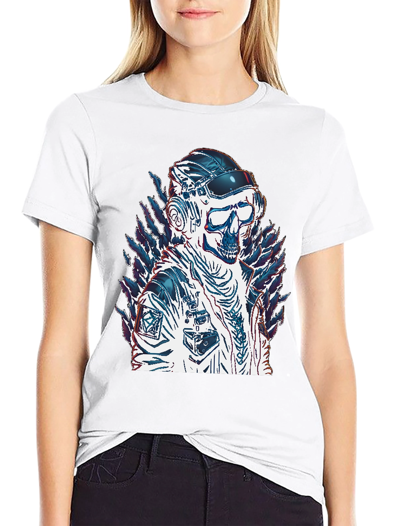 Cyberpunk Skull T-Shirt