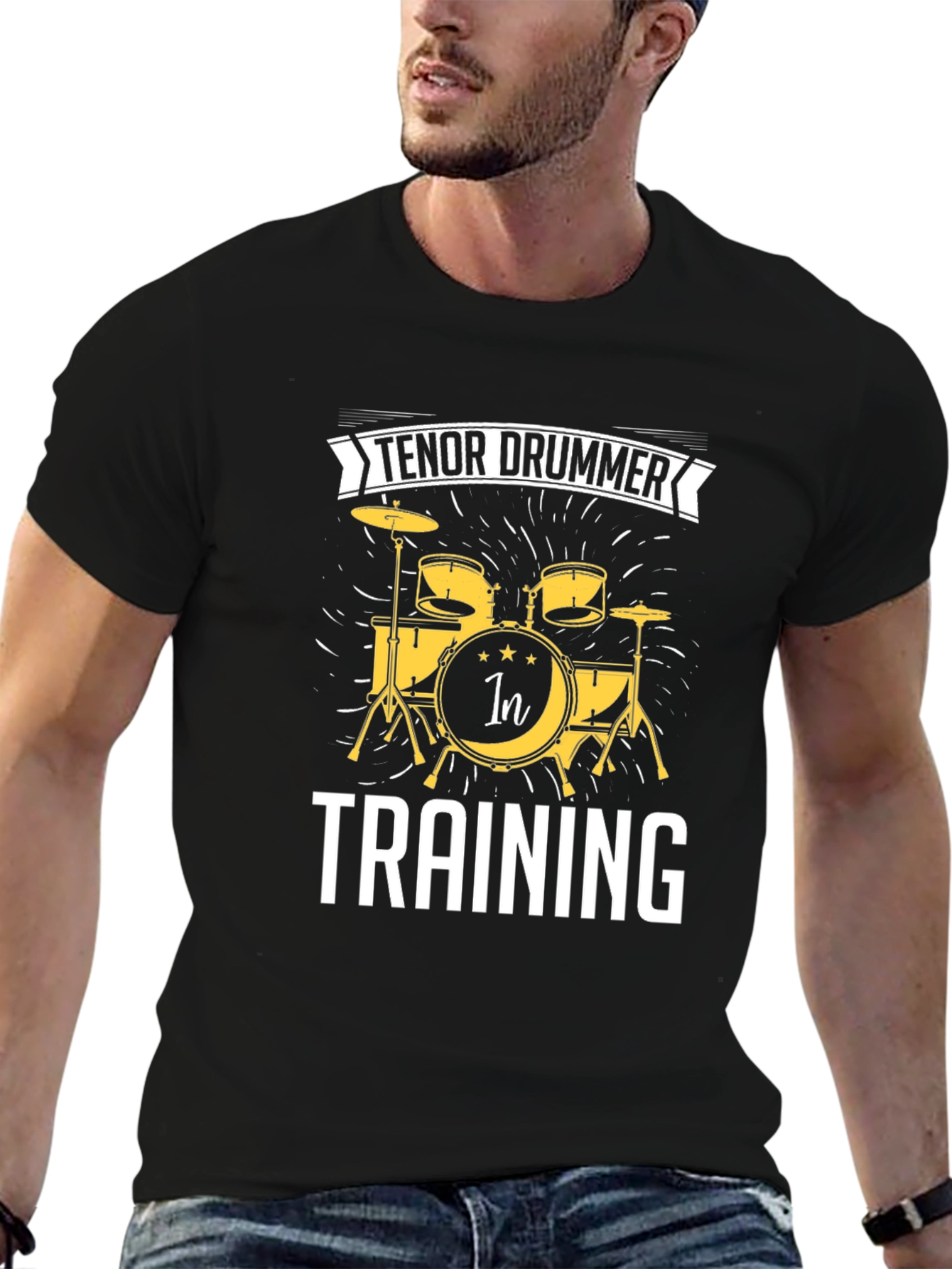 Tenor Drummer Training Black T-Shirt