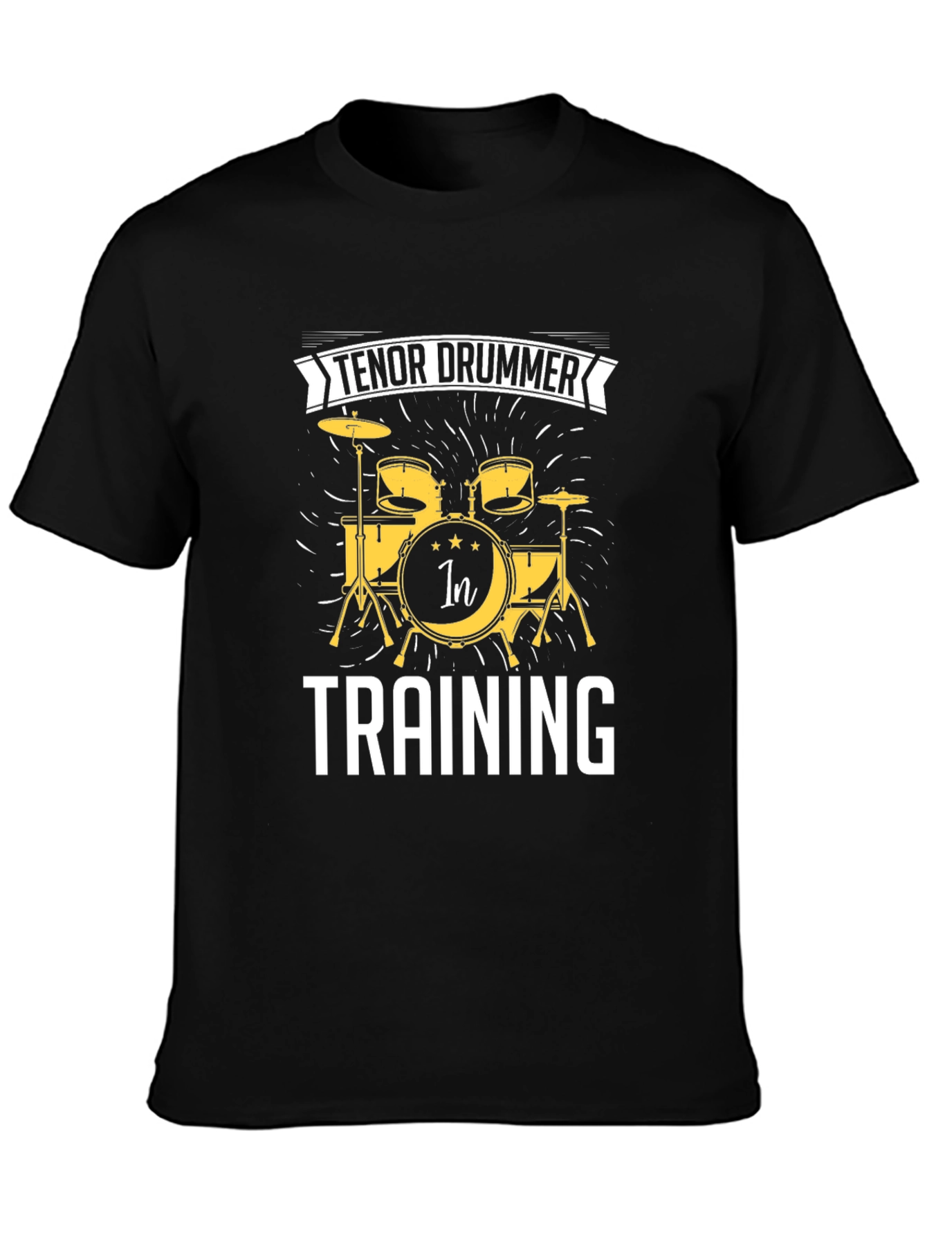 Tenor Drummer Training Black T-Shirt
