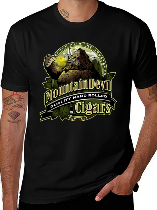 Mountain Devil Cigars T-Shirt - Smoke with the Squatches