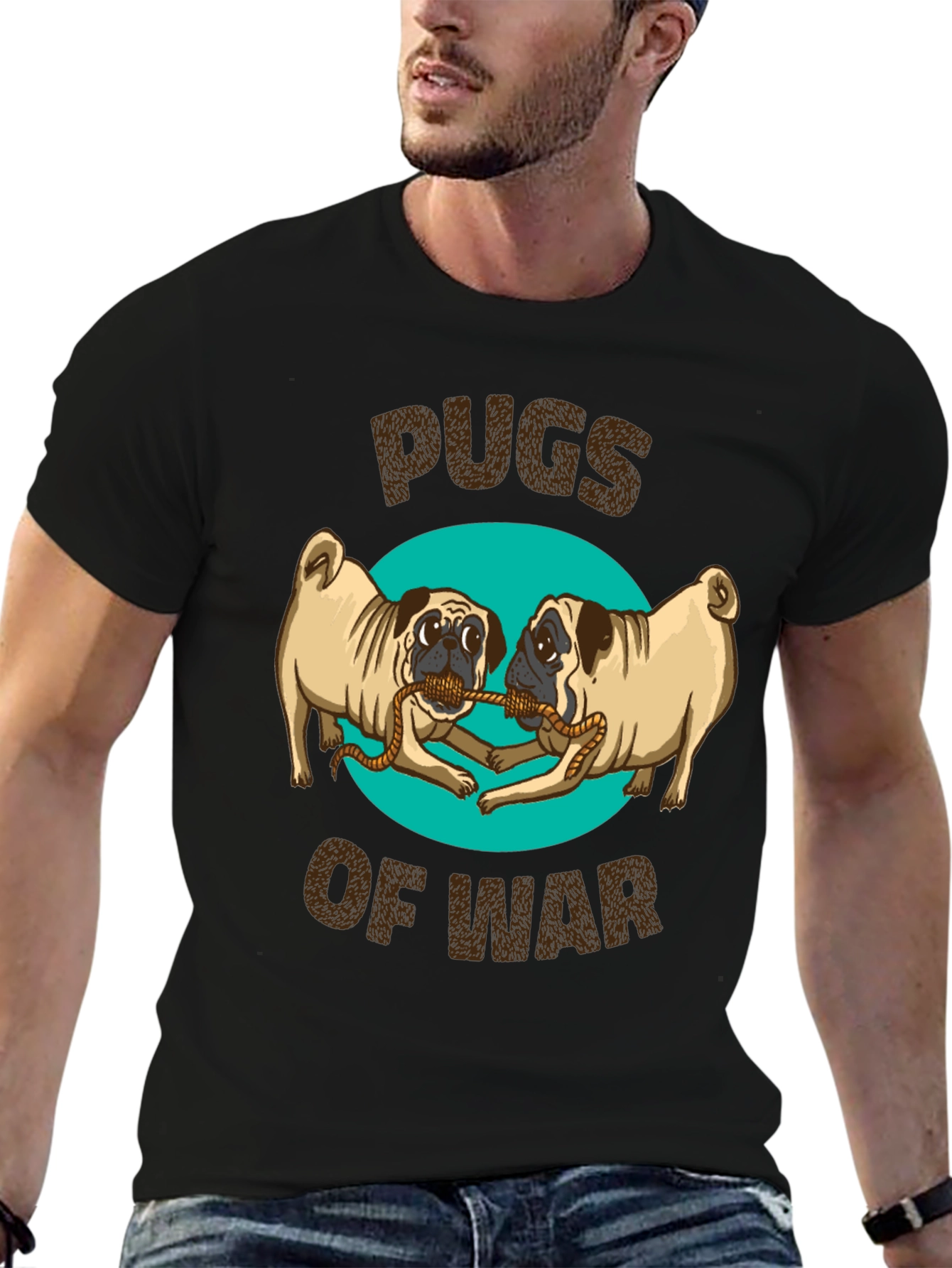 Pugs of War Graphic T-Shirt
