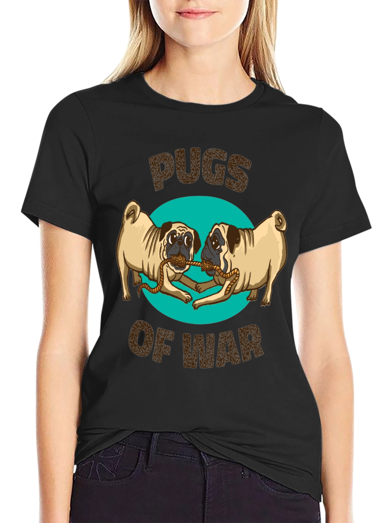 Pugs of War Graphic T-Shirt
