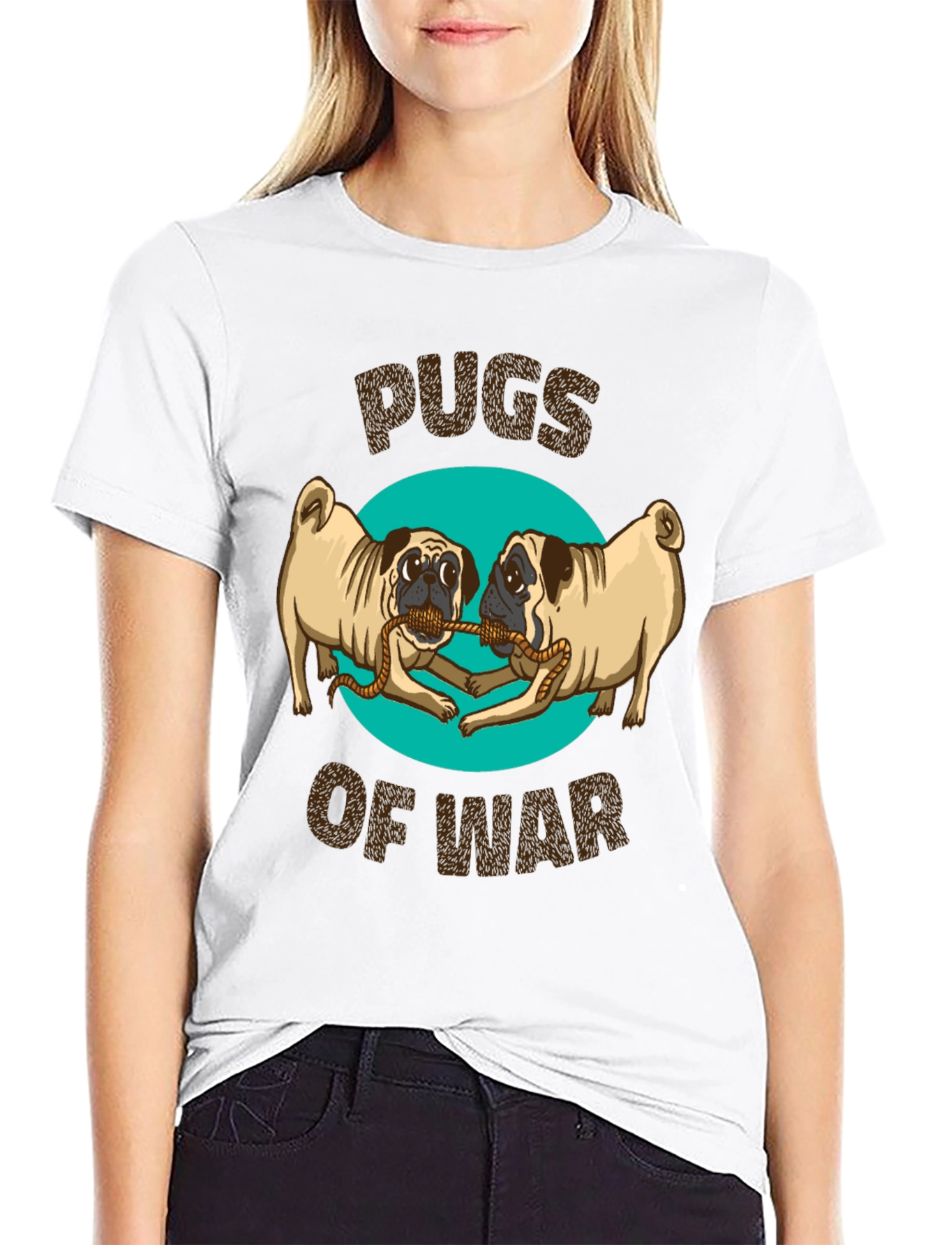 Pugs of War Graphic T-Shirt
