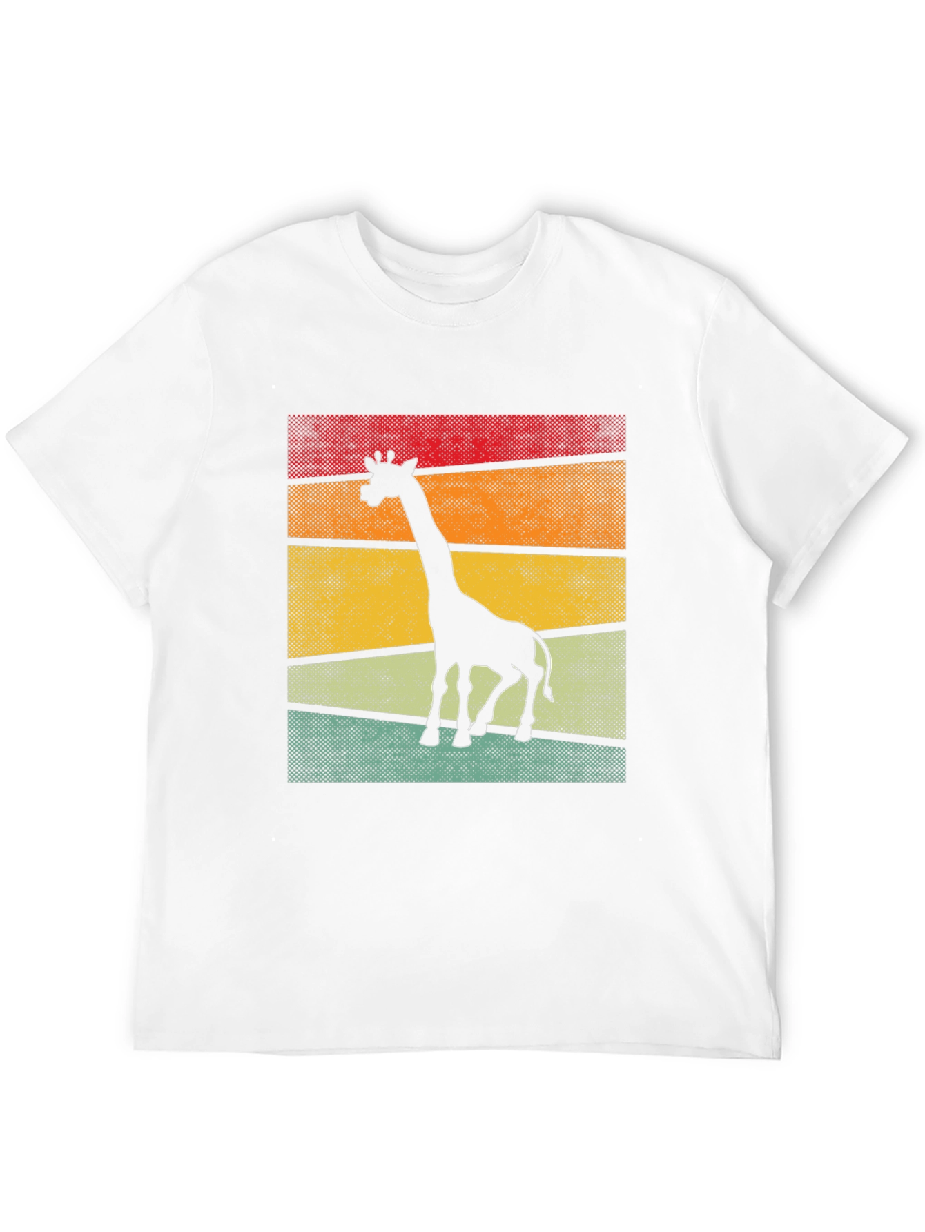 Retro Giraffe Silhouette T-Shirt