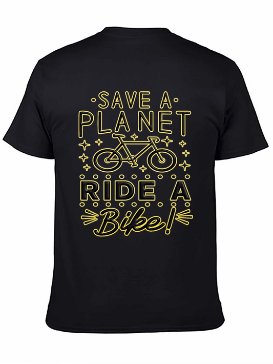 Save the Planet Ride a Bike Graphic Tee