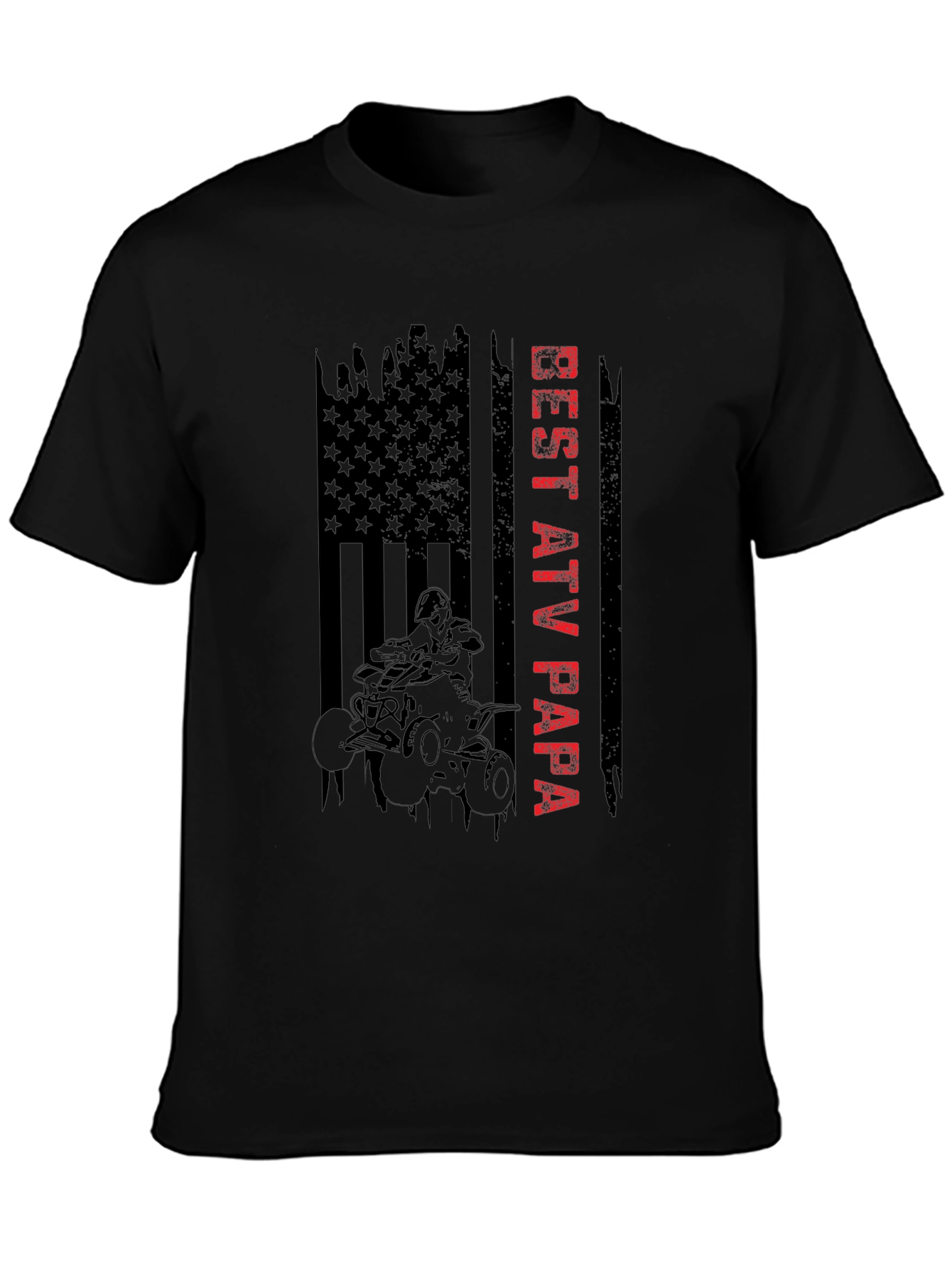 Best ATV Papa Graphic T-Shirt
