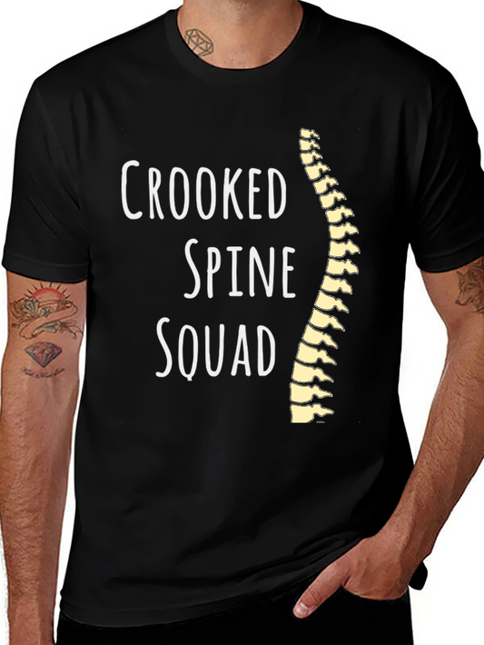 Crooked Spine Squad Graphic T-Shirt