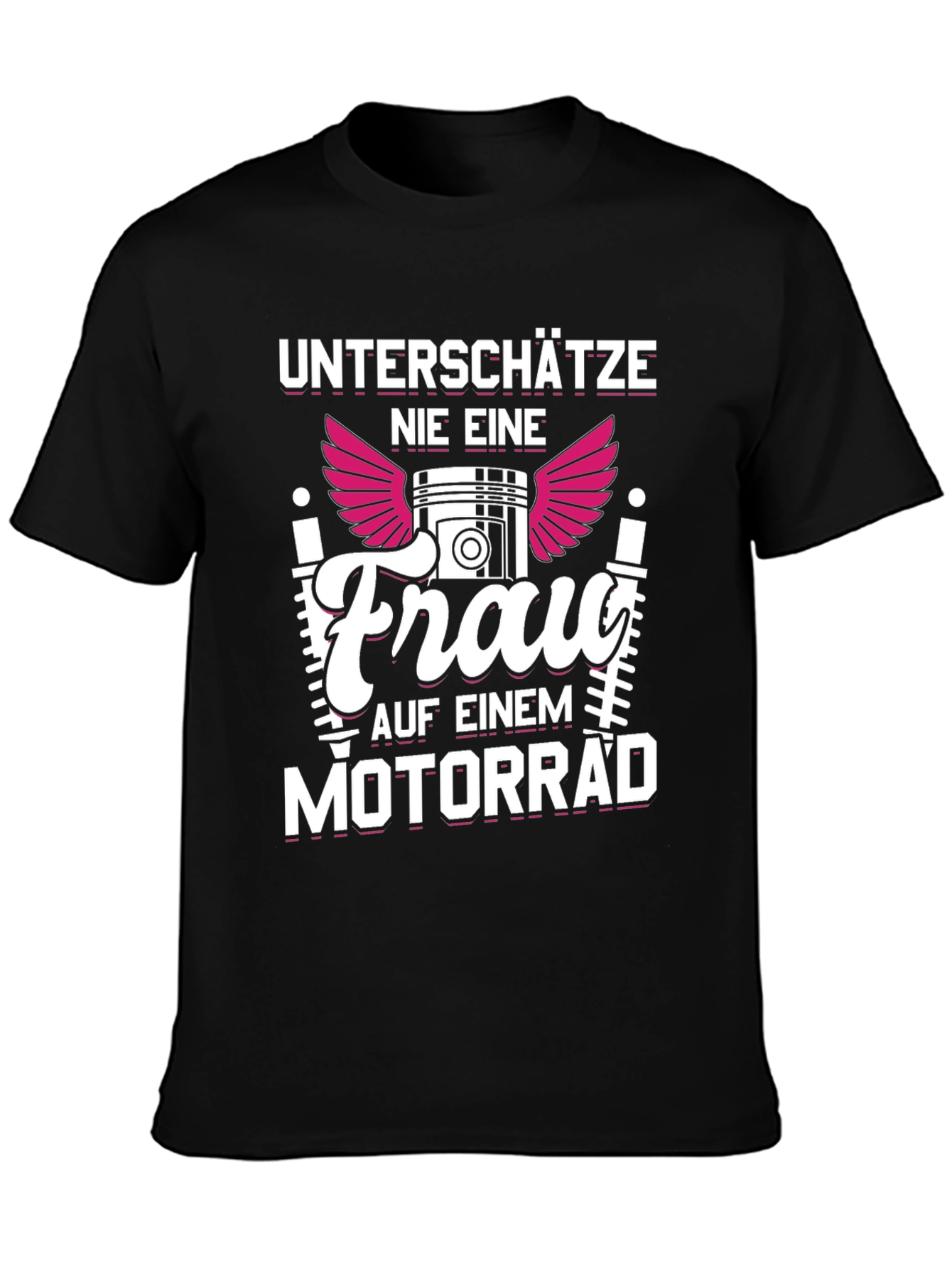 Motorcycle Woman Graphic Tee