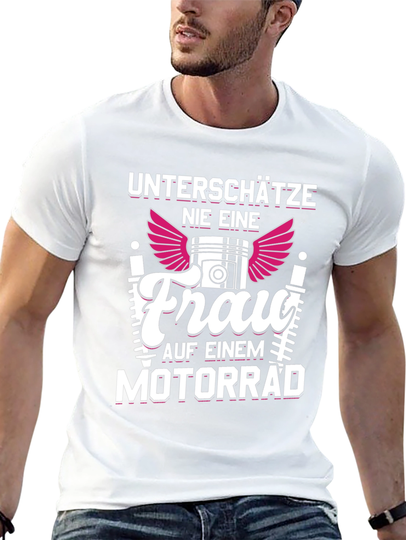 Motorcycle Woman Graphic Tee