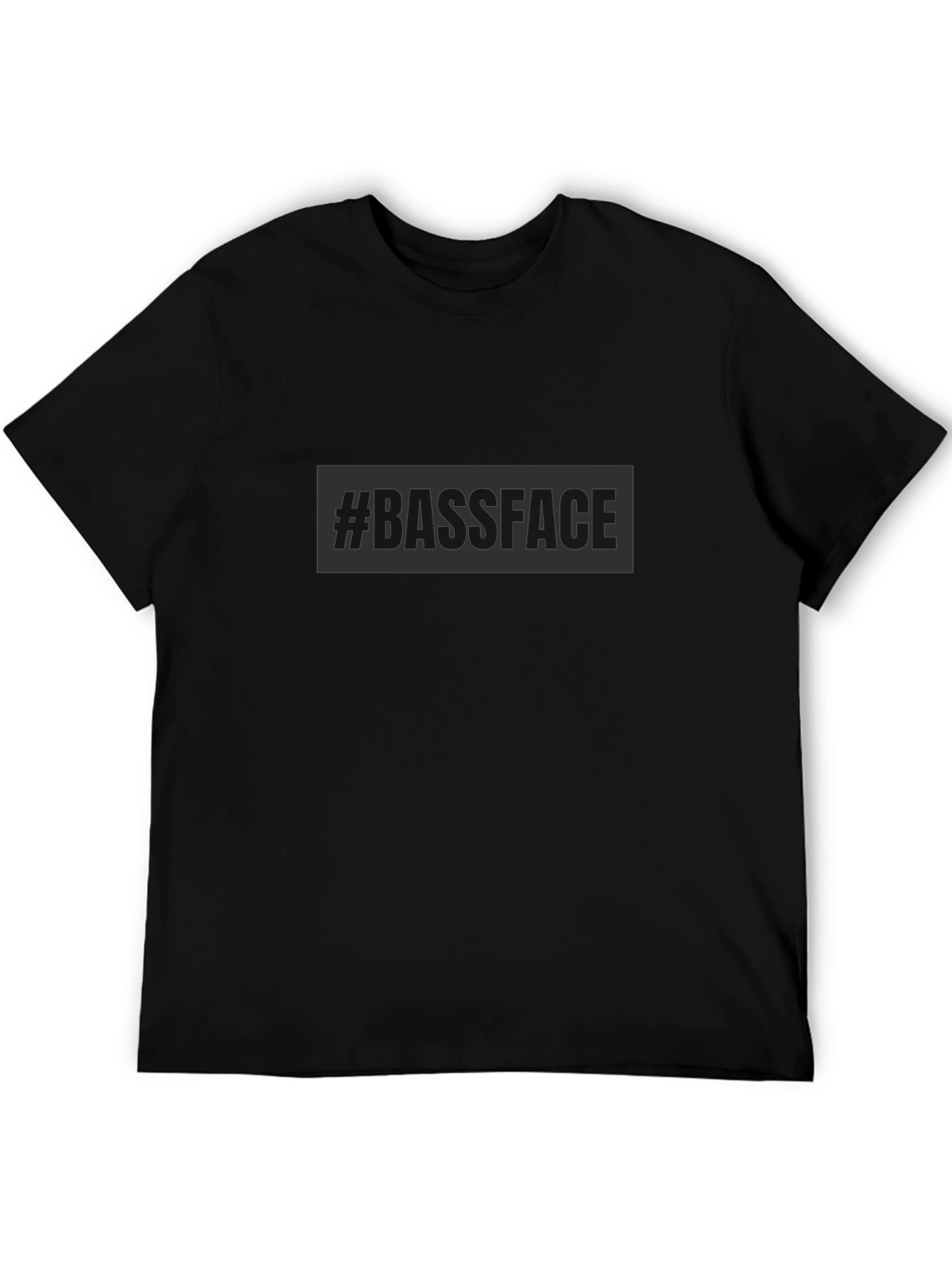 #BASSFACE Black T-Shirt - Music Lover Tee