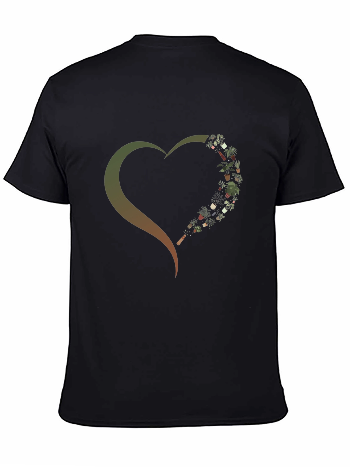 Plant Lover Heart Graphic T-Shirt