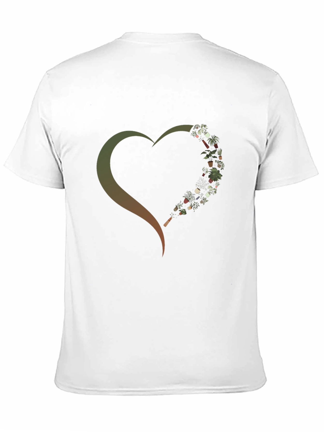 Plant Lover Heart Graphic T-Shirt