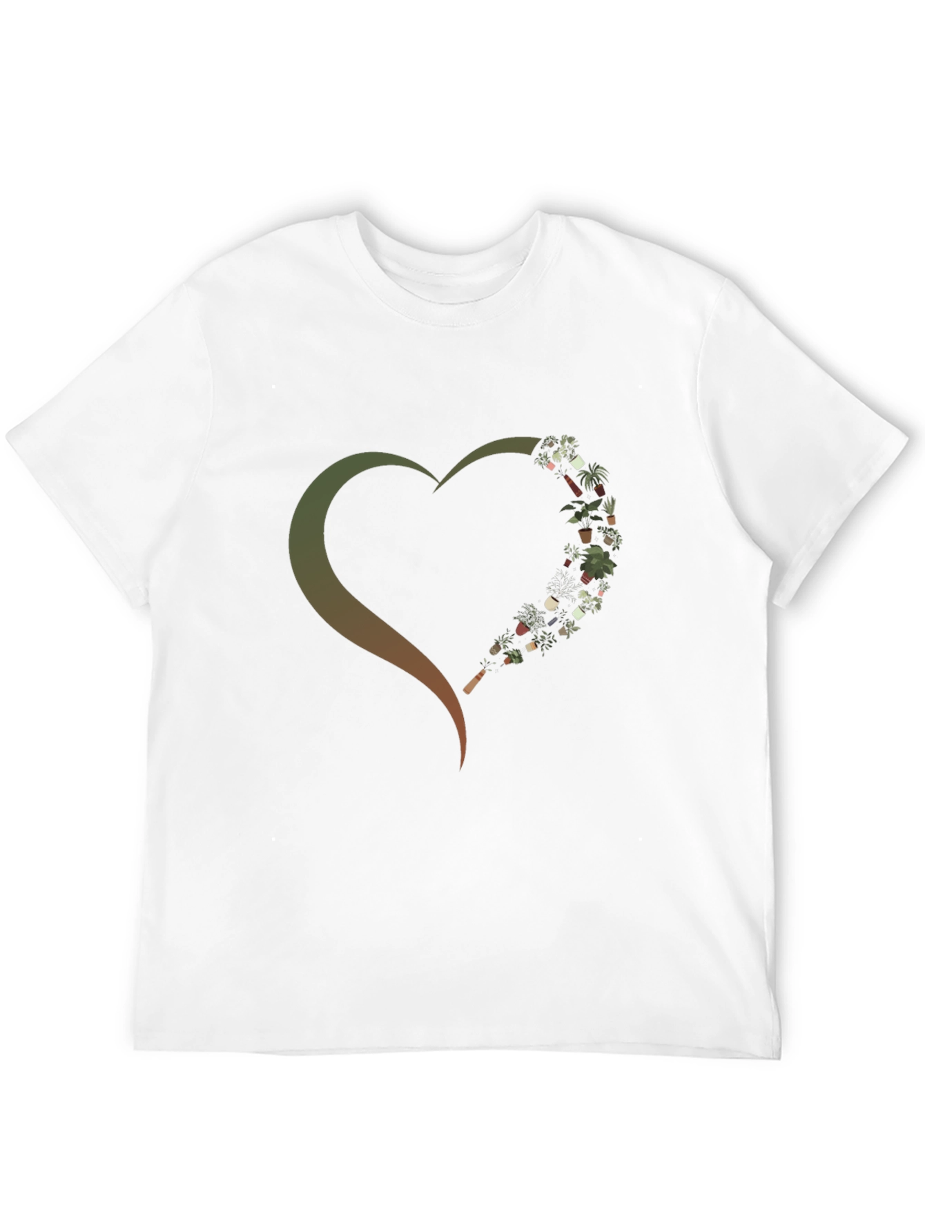 Plant Lover Heart Graphic T-Shirt