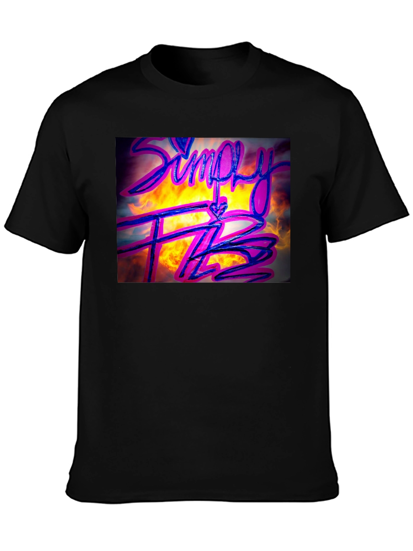 Simply Flyz Black Graphic Tee