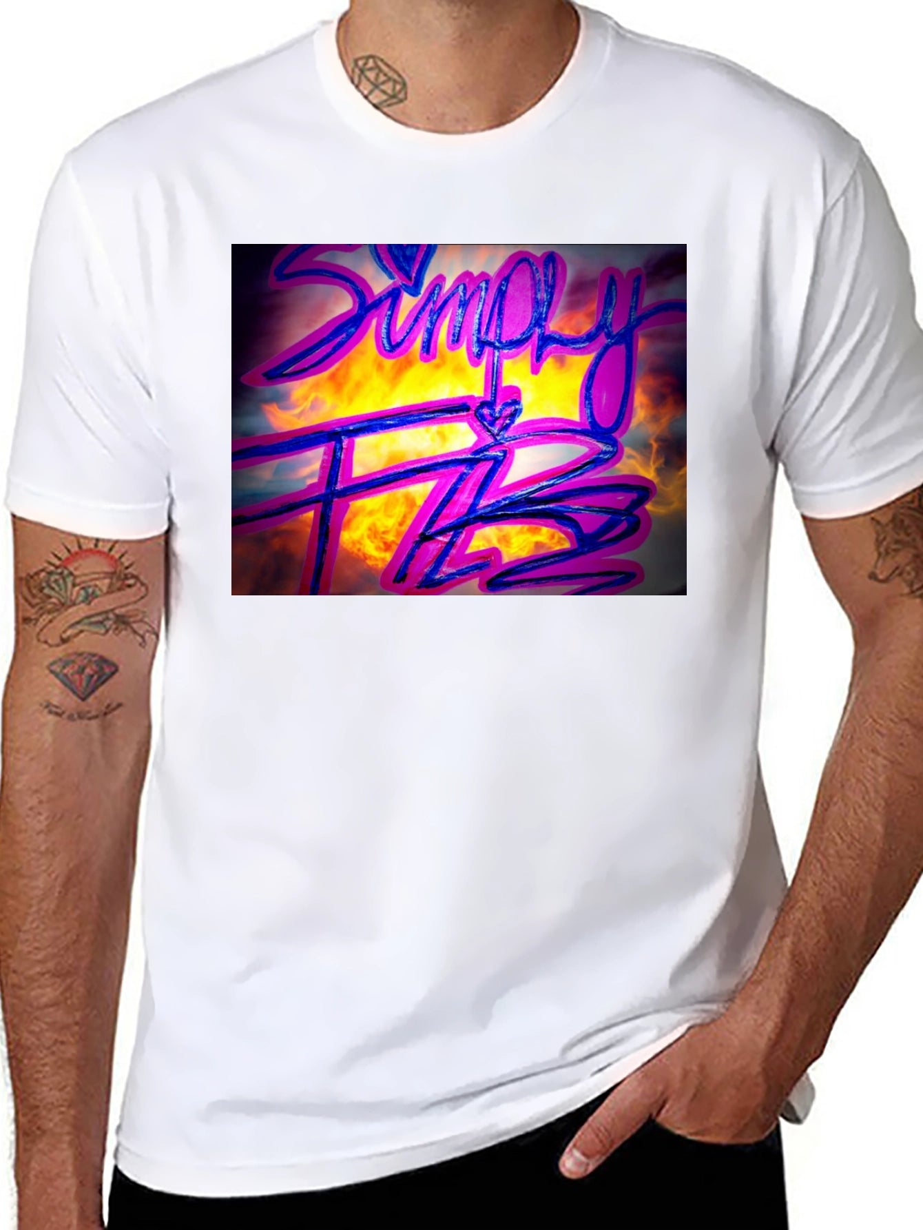 Simply Flyz Black Graphic Tee