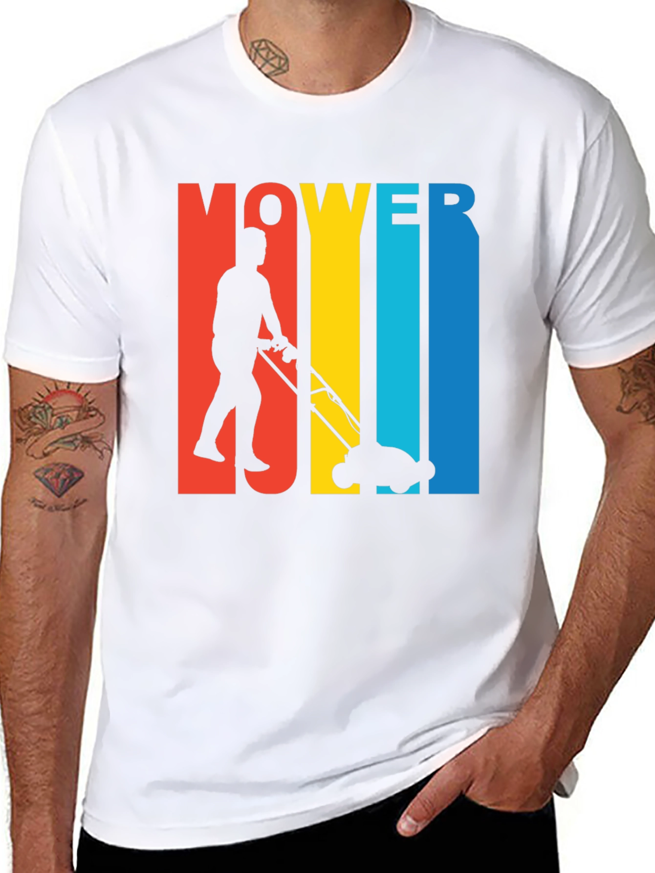 Mower Retro Graphic T-Shirt