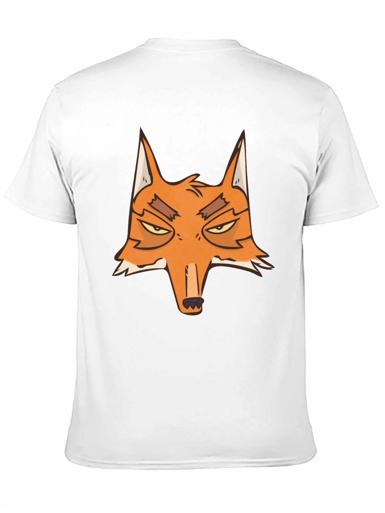 Fox Graphic Tee - Black Cotton Blend Casual Top