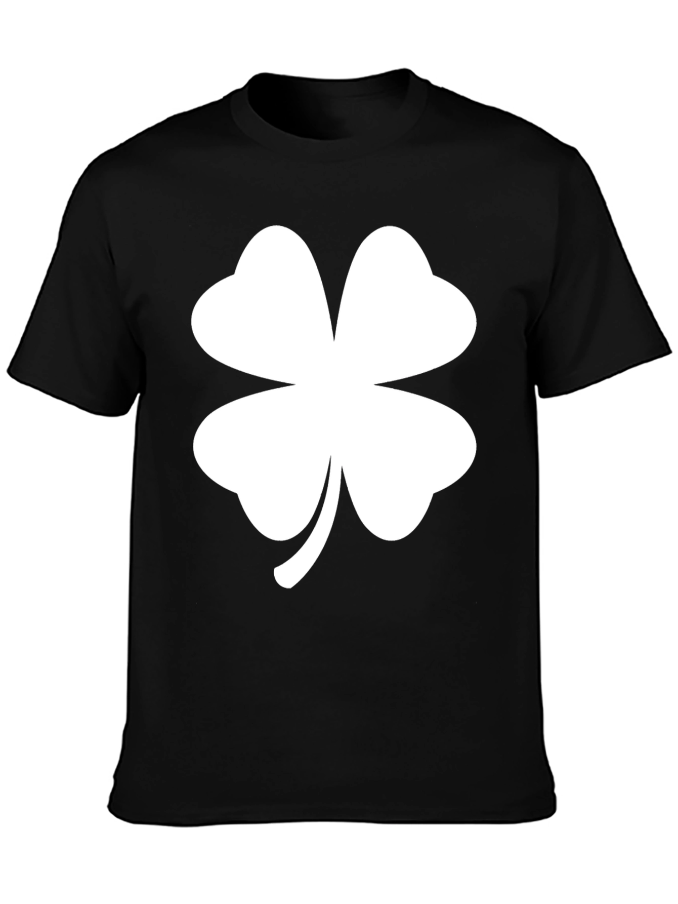 St. Patricks Day Shamrock T-Shirt - Black