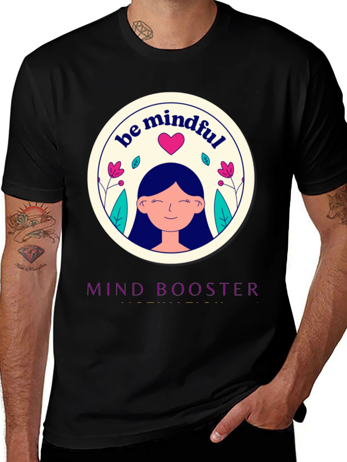 Mind Booster T-Shirt - Be Mindful Design