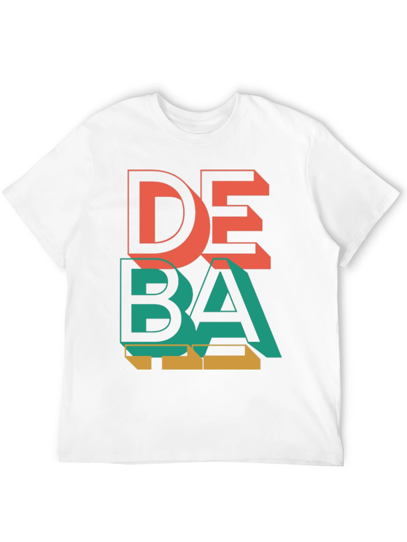 Stylish DEBA Graphic Tee - Modern Streetwear
