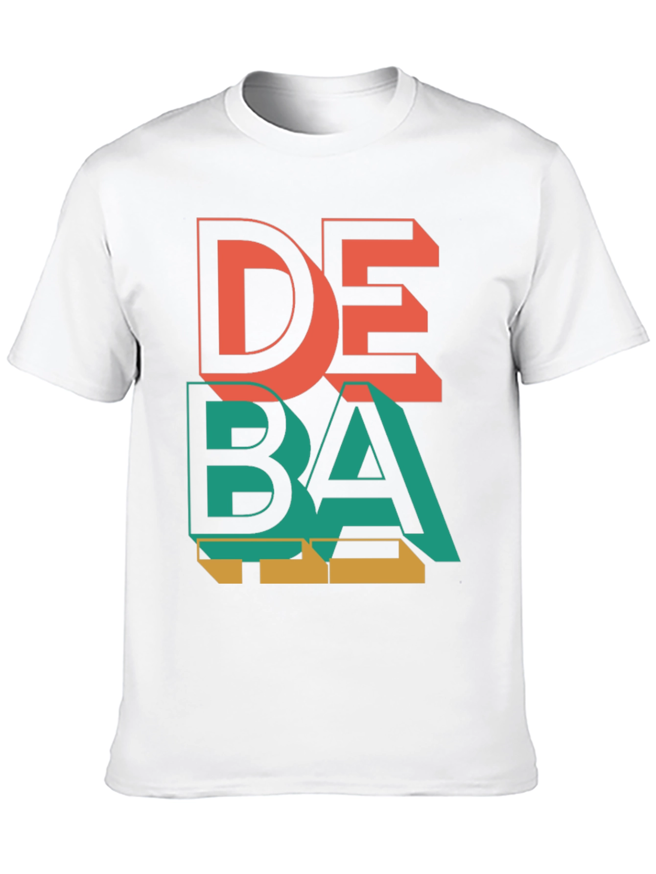 Stylish DEBA Graphic Tee - Modern Streetwear