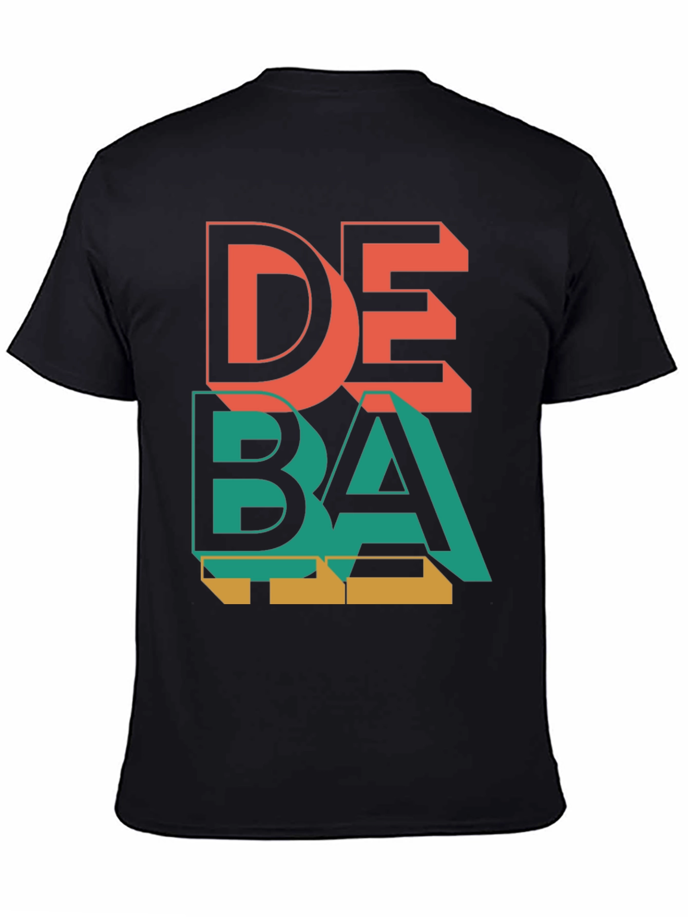 Stylish DEBA Graphic Tee - Modern Streetwear