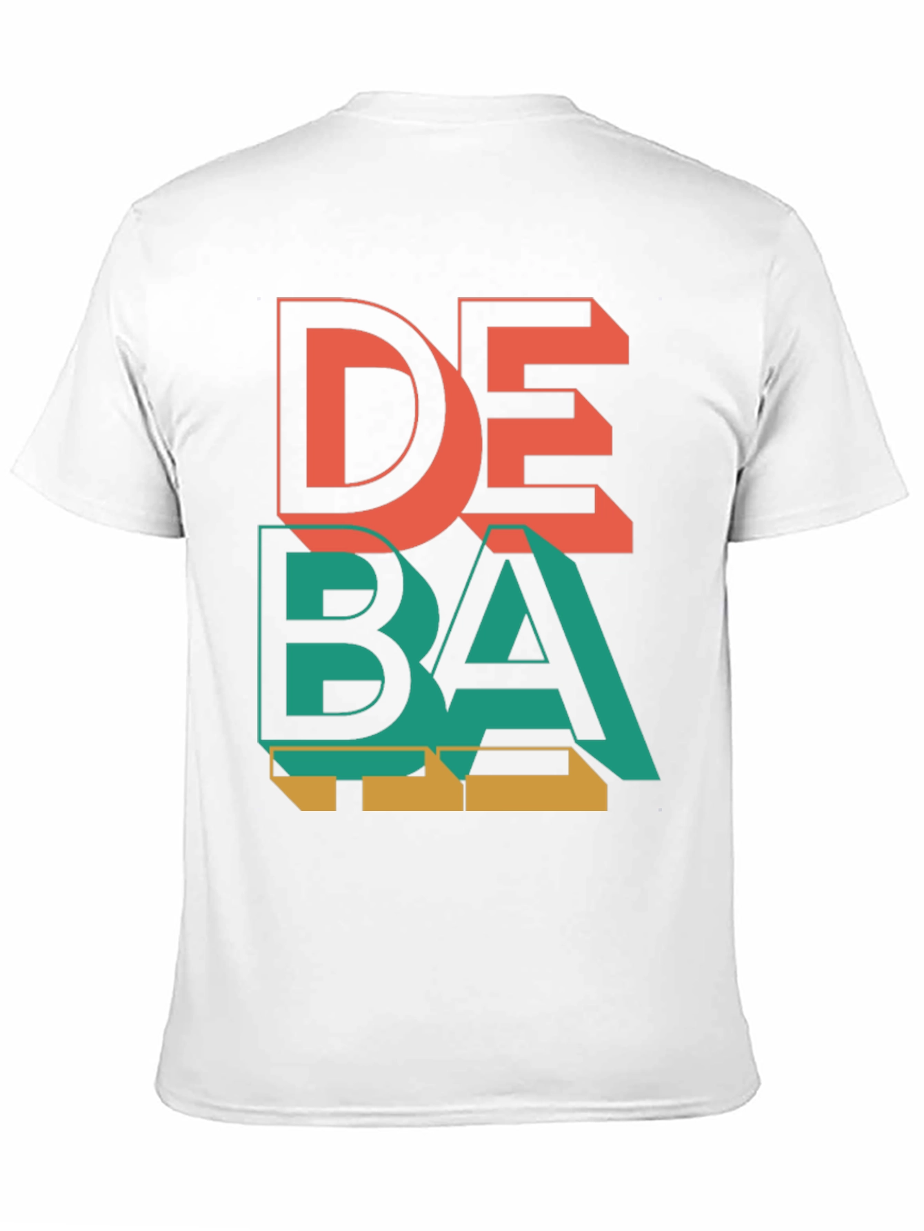 Stylish DEBA Graphic Tee - Modern Streetwear