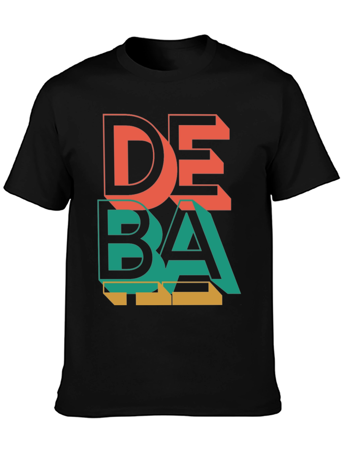 Stylish DEBA Graphic Tee - Modern Streetwear