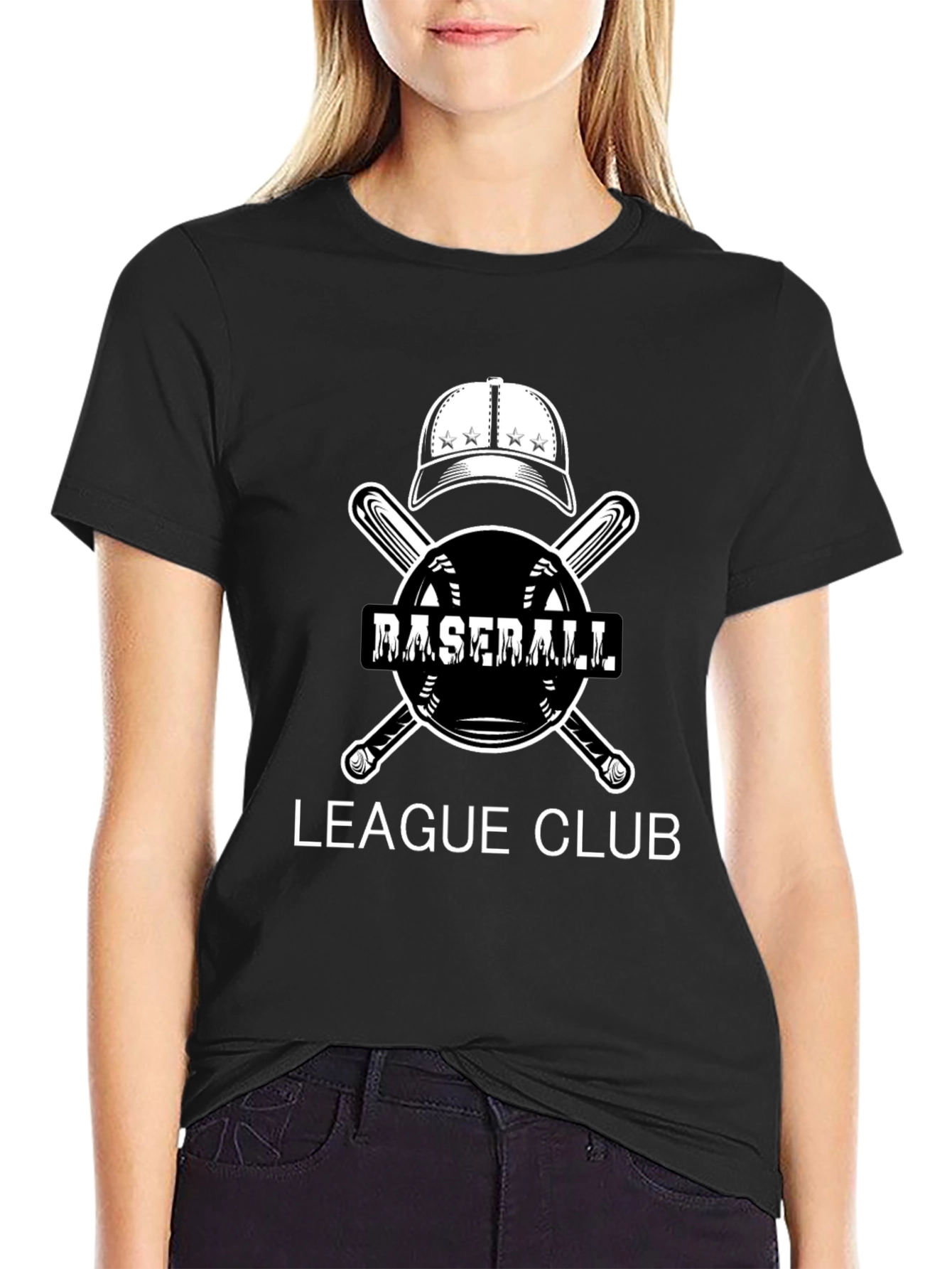 Baseball League Club T-Shirt - Graphic Tee