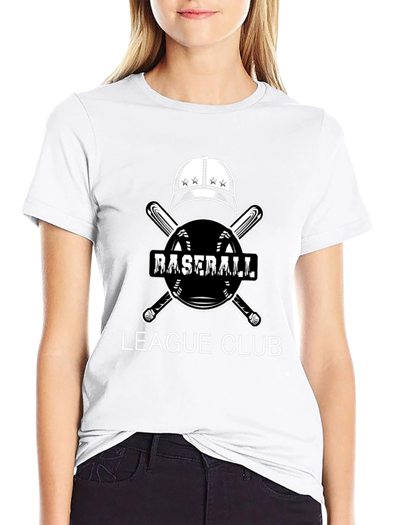 Baseball League Club T-Shirt - Graphic Tee