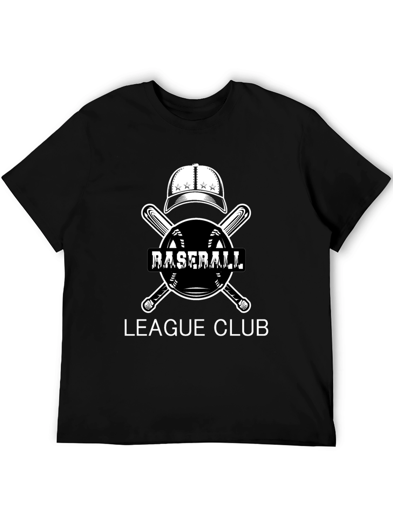 Baseball League Club T-Shirt - Graphic Tee